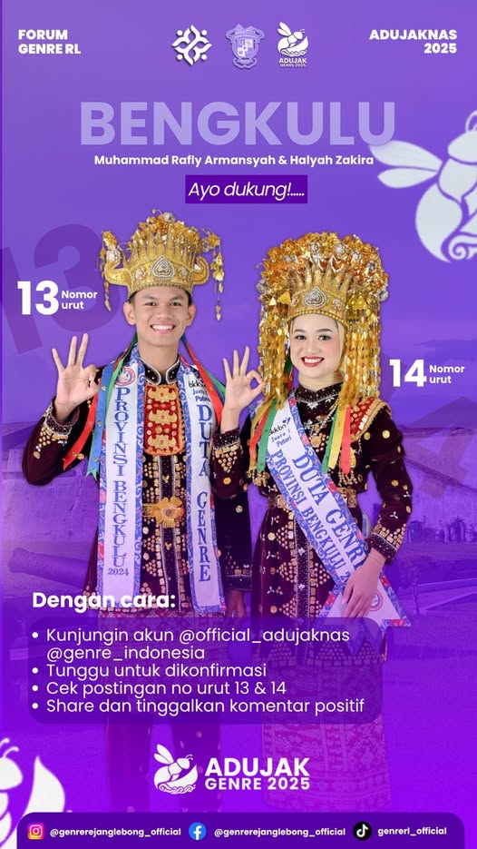 Ajang Apresiasi Duta Genre Tingkat Nasional tahun 2025 (Adujaknas 2025)