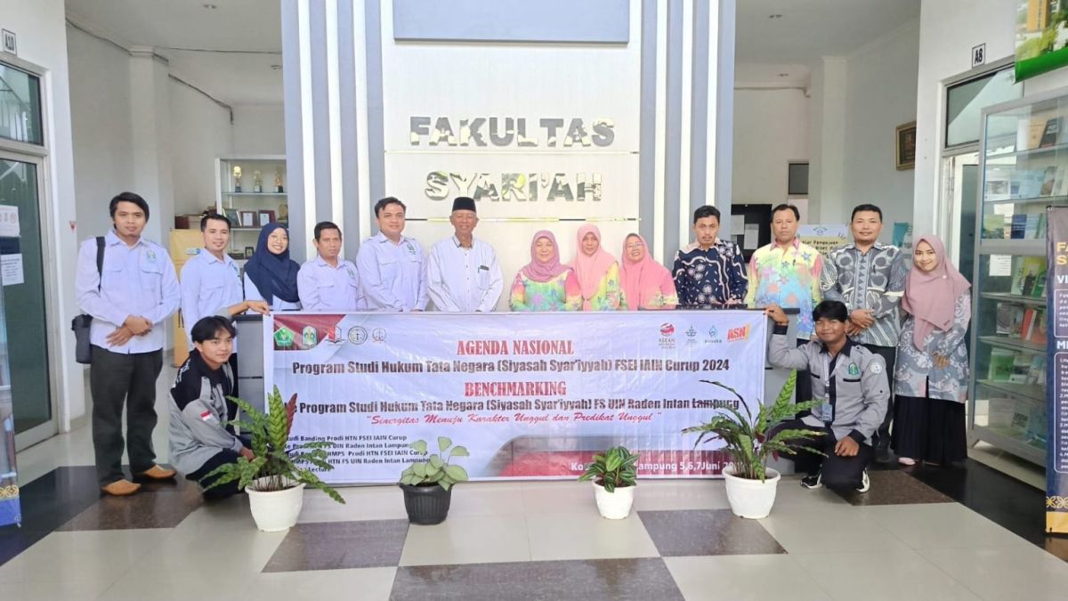 Perkuat Kolaborasi Akademik, Prodi HTN FSEI IAIN Curup Laksanakan Kunjungan ke Fakultas Syariah UIN Raden Intan Lampung