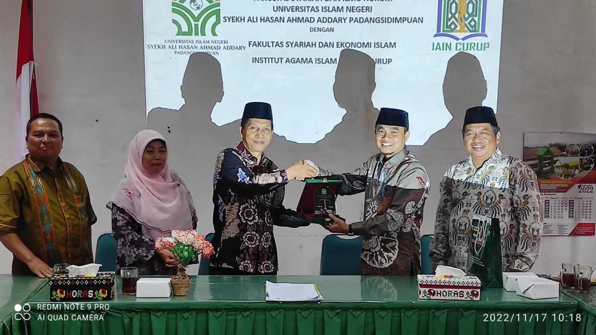 Prodi Hukum Tata Negara IAIN Curup Jalin Kerja Sama dengan Prodi HTN UIN Syekh Ali Hasan Ahmad Addary Padangsidimpuan