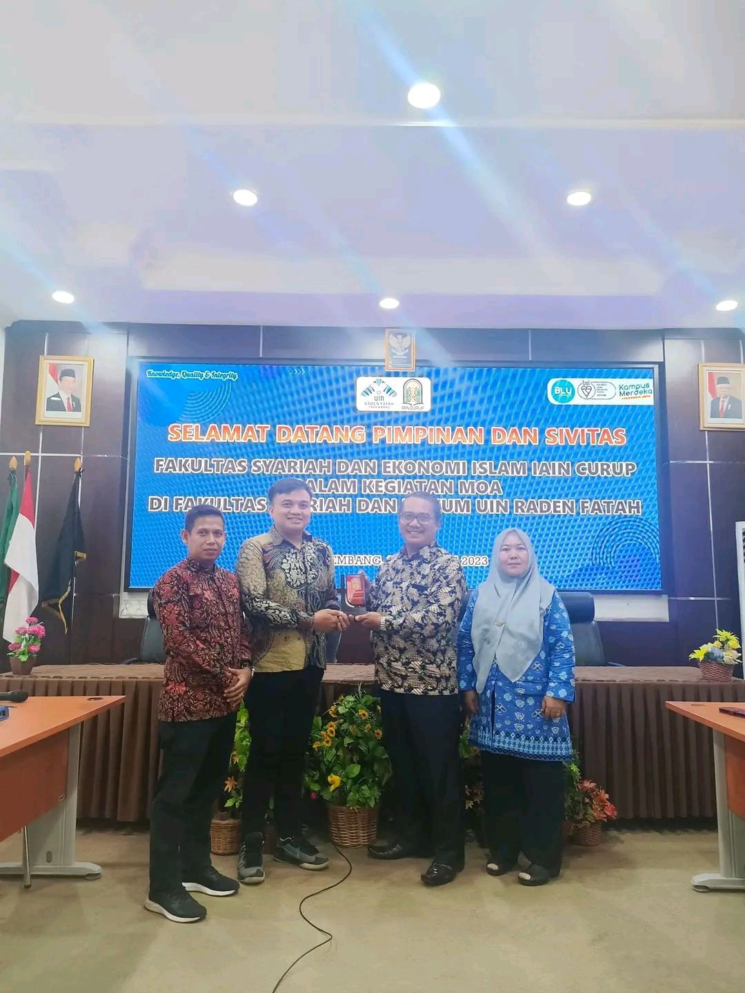 Prodi HTN IAIN Curup dan Prodi Magister HTN UIN Raden Fatah Palembang Tandatangani MoA