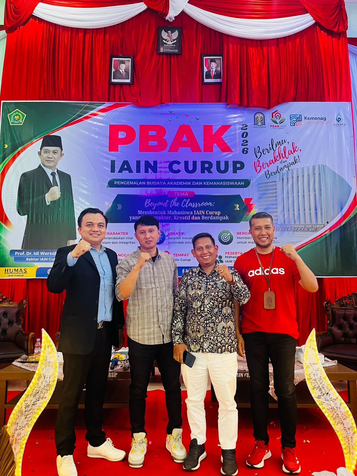 Ketua Prodi HTN dan Wakil Dekan II FSEI Jadi Narasumber PBAK IAIN Curup 2026, Sambut 807 Mahasiswa Baru