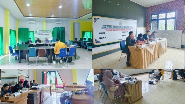 Ukir Langkah Menuju Kelulusan, Fakultas Syari’ah dan Ekonomi Islam Gelar Sidang Skripsi Periode Juli–Agustus
