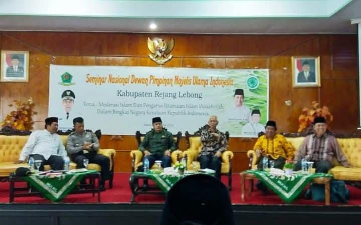 Seminar Nasional MUI Rejang Lebong Bahas Moderasi Islam dan Penguatan Kehidupan Berbangsa